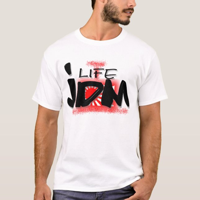 Camiseta J.D.M. Vermelho da vida (Frente)