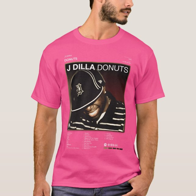 Camiseta J Dilla - Álbum do Rosquinha Tracklist (Frente)