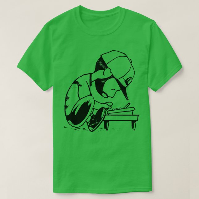 Camiseta J Dilla Sketch Hat (Frente do Design)
