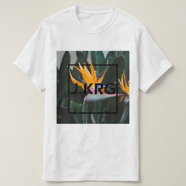 Camiseta J.KRG Strelitzia reginae (Frente do Design)
