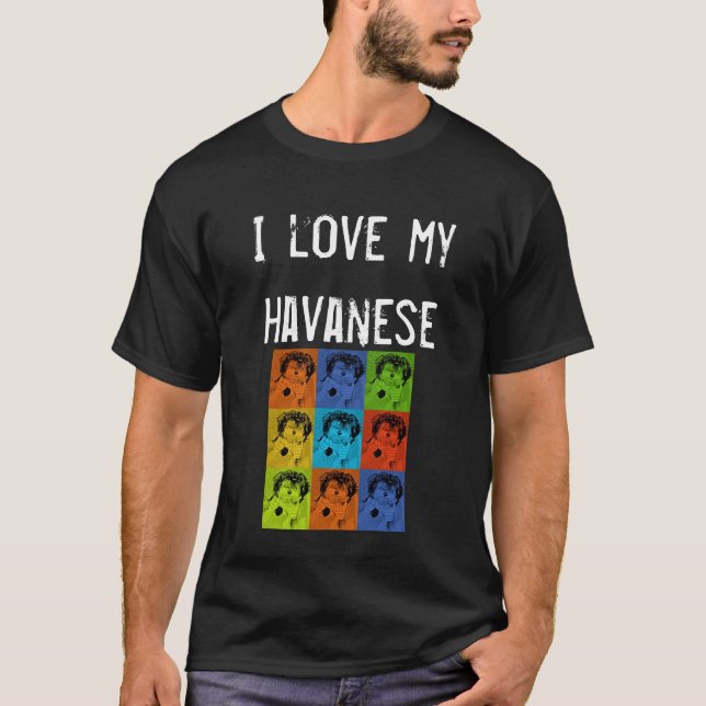 Camiseta J Love My Havanese (Frente)
