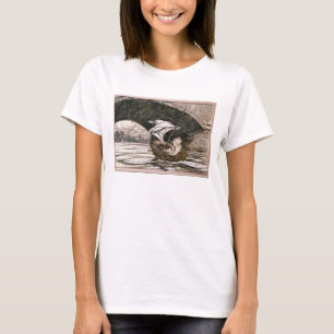 Camiseta J.M. Barrie   'que passou sob a ponte e veio