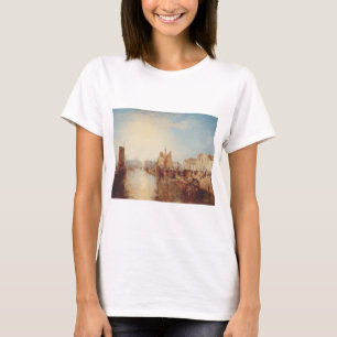 Camiseta J.M.W. Turner: Porto de Dieppe Arte Romântica Fina