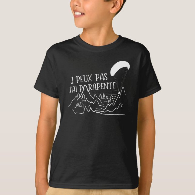 Camiseta J´Peux Pas J´Ai Parapente (Frente)