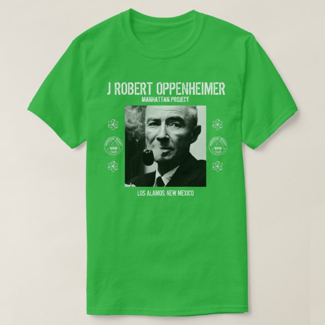 Camiseta J Robert Oppenheimer Los Alamos Novo México (Frente do Design)