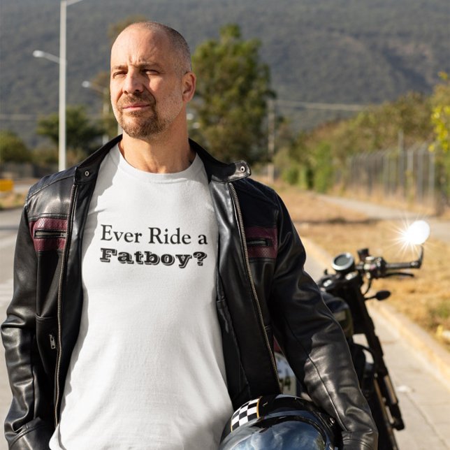 Camiseta Já Andou numa Fatboy? (Criador carregado)