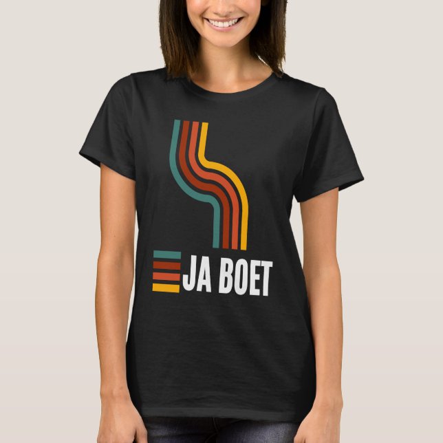 Camiseta Ja boet South African Afrikaans (Frente)