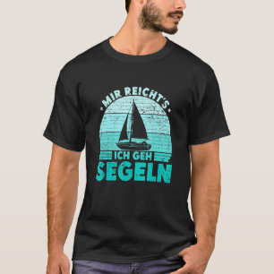 Camiseta Já chega! Eu vou capitão de veleiro catamarã