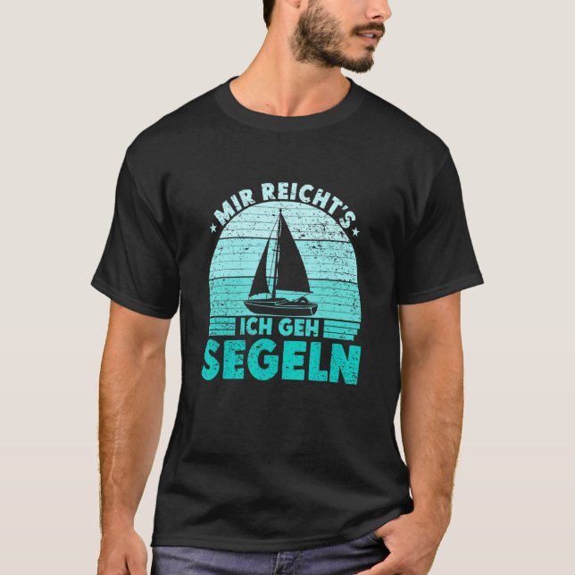 Camiseta Já chega! Eu vou capitão de veleiro catamarã (Frente)