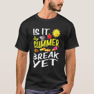 Camiseta Já É Férias De Verão Professor Fim De Ano Gradua