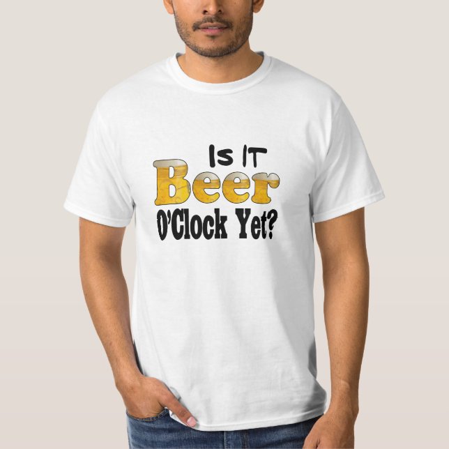 Camiseta Já É Hora da Cerveja? (Frente)