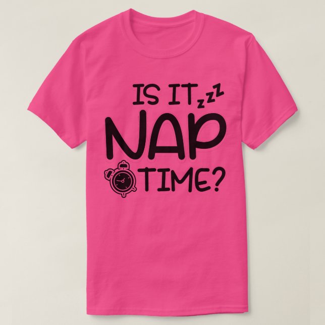 Camiseta Já É Hora De Dormir? (Frente do Design)