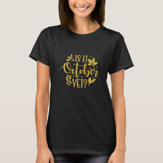 Camiseta Já é outubro