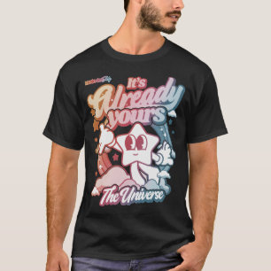 Camiseta Já é seu, o universo de preto