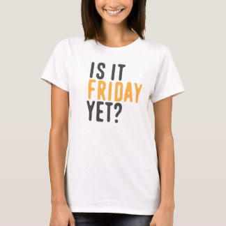 Camiseta Já é sexta-feira?