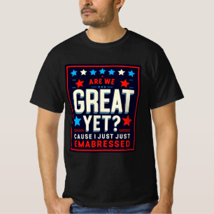 Camiseta Já Estamos Excelentes? Design de Sátira Política E
