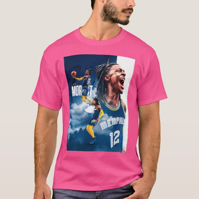 Camiseta Ja Morant 12 Basquete (Frente)