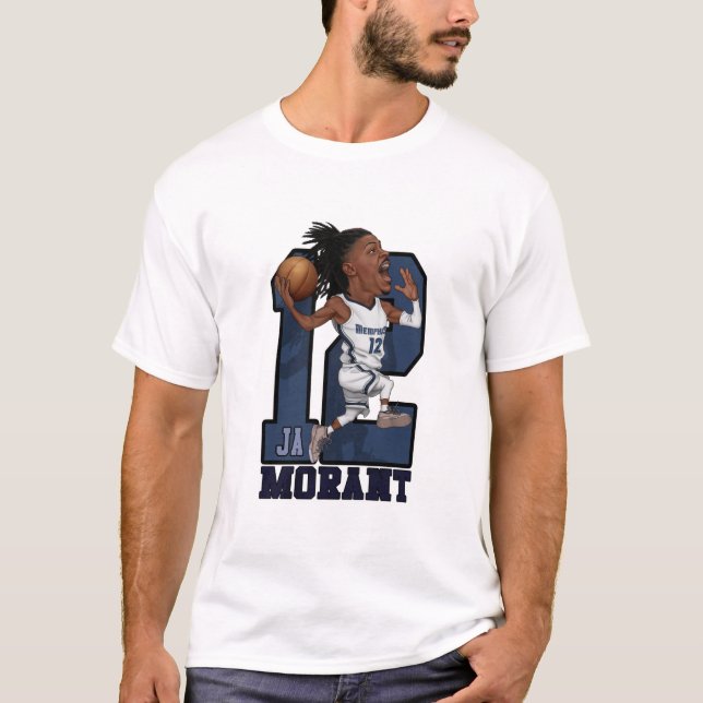 Camiseta Ja Morant Caricature (Frente)
