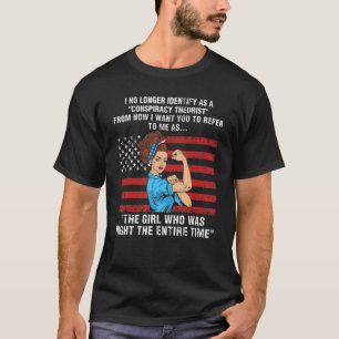 Camiseta Já Não Identifico Como Teórico Da Conspiração De