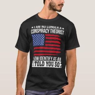Camiseta Já Não Sou Teórico Da Conspiração