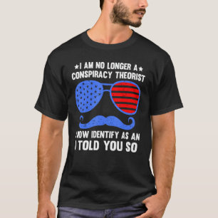 Camiseta Já Não Sou Uma Vintagem Teórica Da Conspiração, Sa