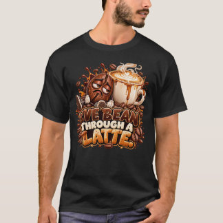Camiseta Já Passei Por Um Latte Farto Trocadilho Divertido