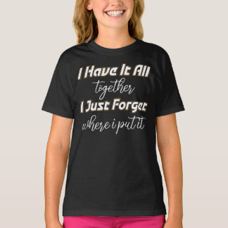 Camiseta Já terminei
