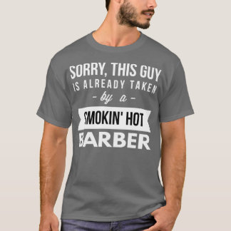 Camiseta Já tomado por um barbeiro quente smokinx27 2