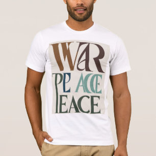 Camiseta Já vi guerra, adoro paz
