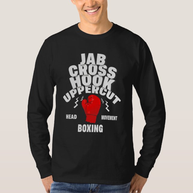 Camiseta Jab Cross Hook Cortar Cabeça Corta Superior Movime (Frente)