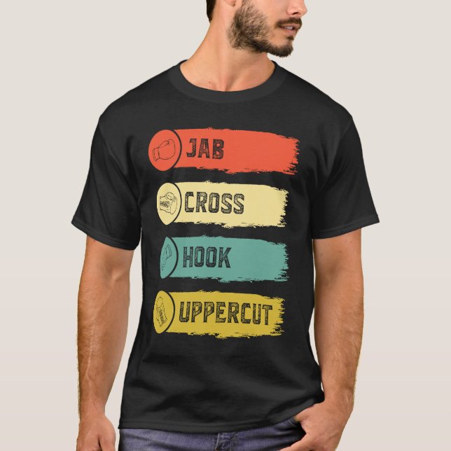 Camiseta Jab Cross Hook Uppercut  1 (Frente)