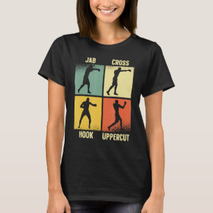 Camiseta Jab Cross Hook Uppercut Boxer Luvas Boxer