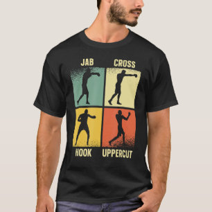 Camiseta Jab Cross Hook Uppercut Boxer Luvas Boxer