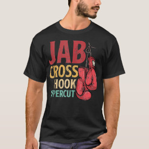 Camiseta Jab Cross Hook Uppercut Boxer Work KickboxGirl