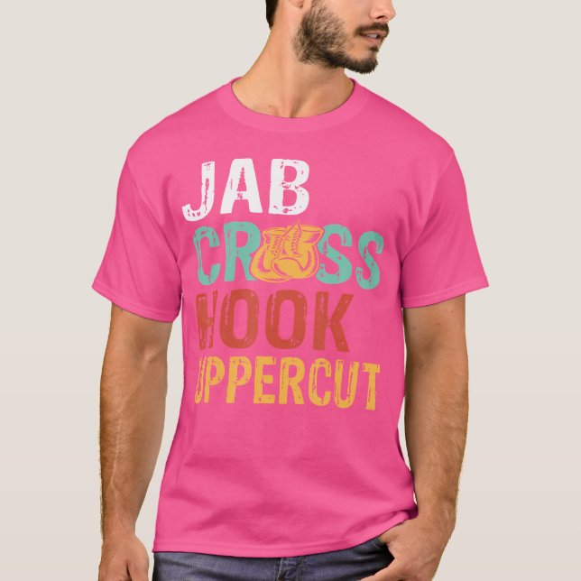 Camiseta Jab Cross Hook Uppercut Boxer Workout (Frente)