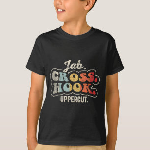 Camiseta Jab Cruz Gancho Uppercut Boxe Retro Vintage