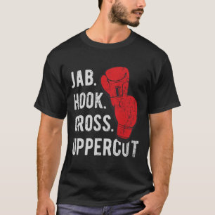 Camiseta Jab, Gancho, Cruzado, Gancho Ascendente - Kickboxi