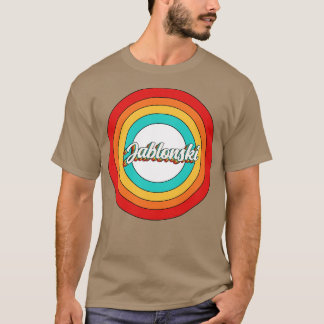 Camiseta Jablonski Name Shirt Vintage Jablonski Circle