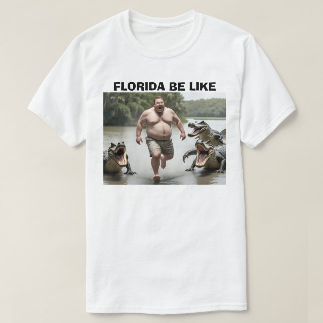 Camiseta Jacaré da Flórida (Frente do Design)