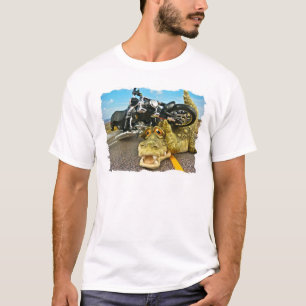 Camiseta Jacaré do motociclista