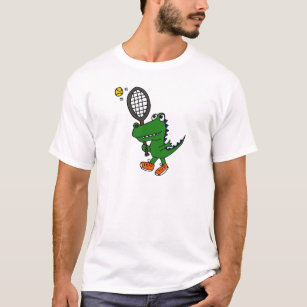 Camiseta Jacaré engraçado do AL que joga o tênis