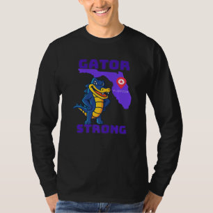 Camiseta Jacaré Forte Zoológico de Aligator da Flórida Anim