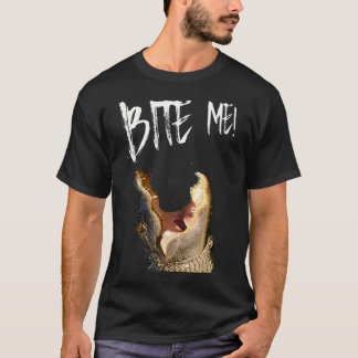 Camiseta Jacaré Impresso Bite Me