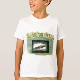 Camiseta Jacaré mergulhado caçador de Camo do pântano