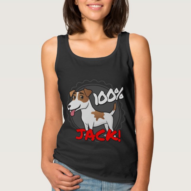 Camiseta Jack 100% Russell (Frente)