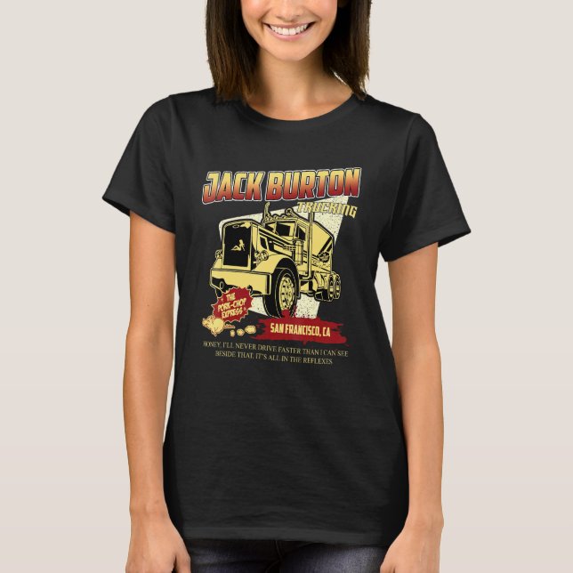 Camiseta Jack Burton Transporte San Francisco (Frente)