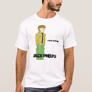 Camiseta Jack cartoonized, Jack Phelps, mim joga com fogo