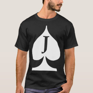 Camiseta Jack da plataforma das pás do póquer do símbolo