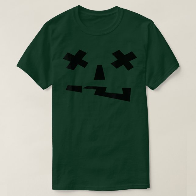 Camiseta Jack O Lantern Costume Scary Pumpkin Face Hallowee (Frente do Design)