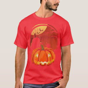 Camiseta Jack O Lantern Creepy Pumpkin Halloween Figurume P